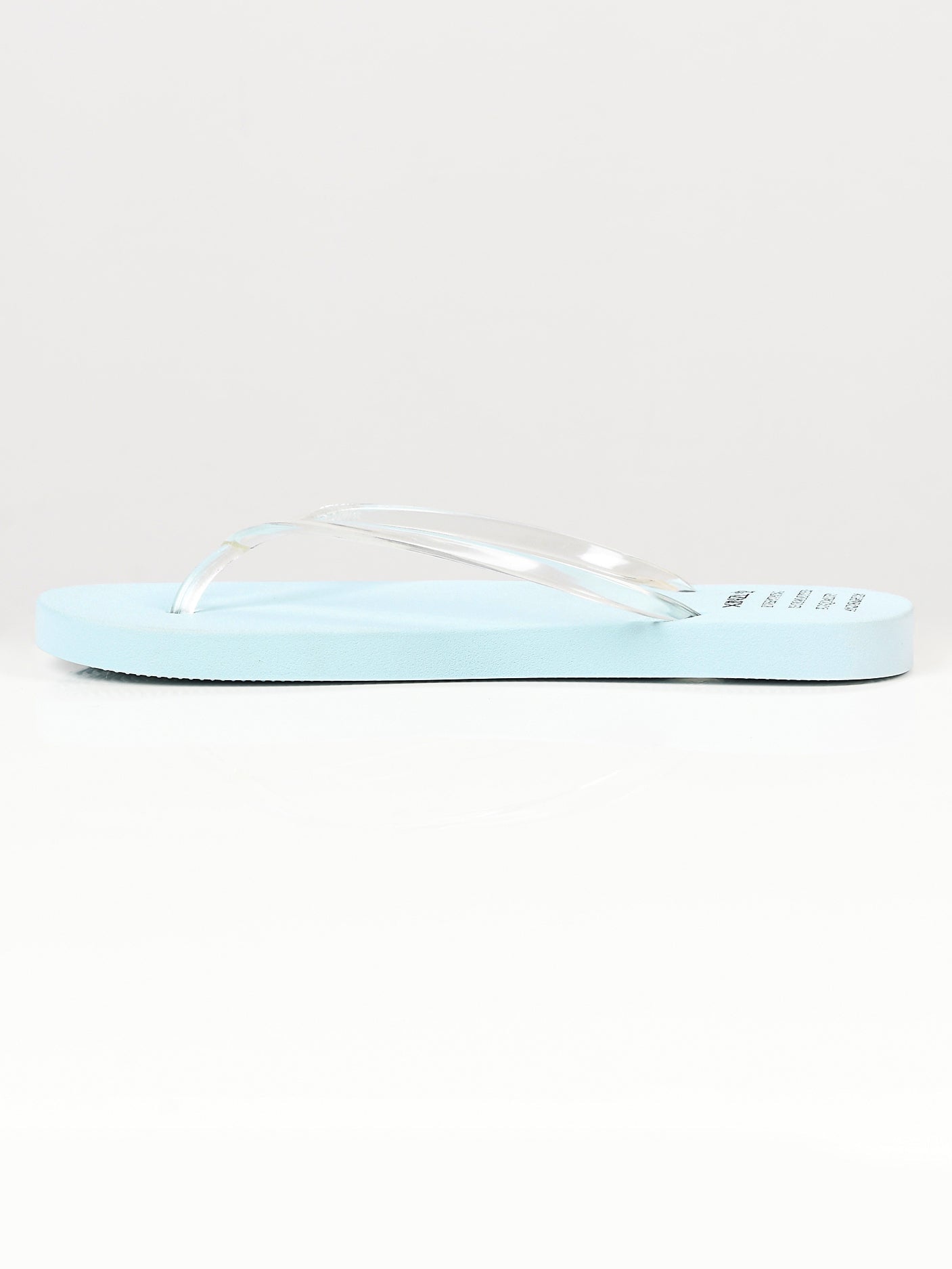 Limelight - Plain Flip Flops - Sky Blue