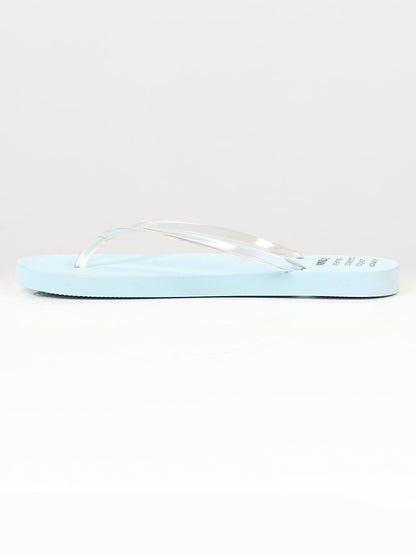 Limelight - Plain Flip Flops - Sky Blue