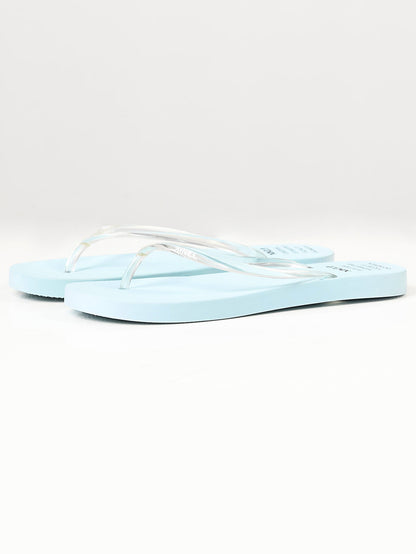 Limelight - Plain Flip Flops - Sky Blue