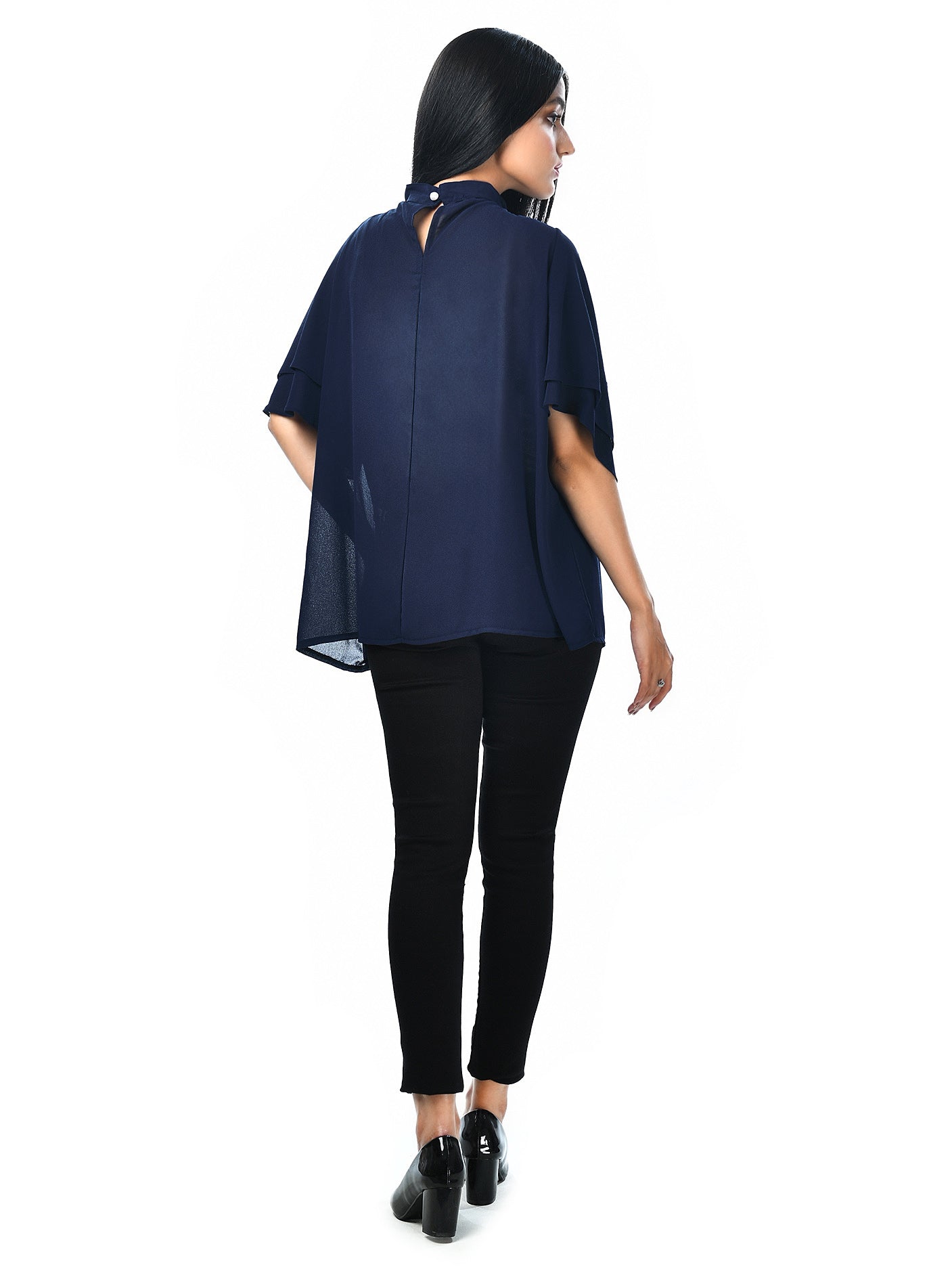 Limelight - Cold Shoulder Flared Top