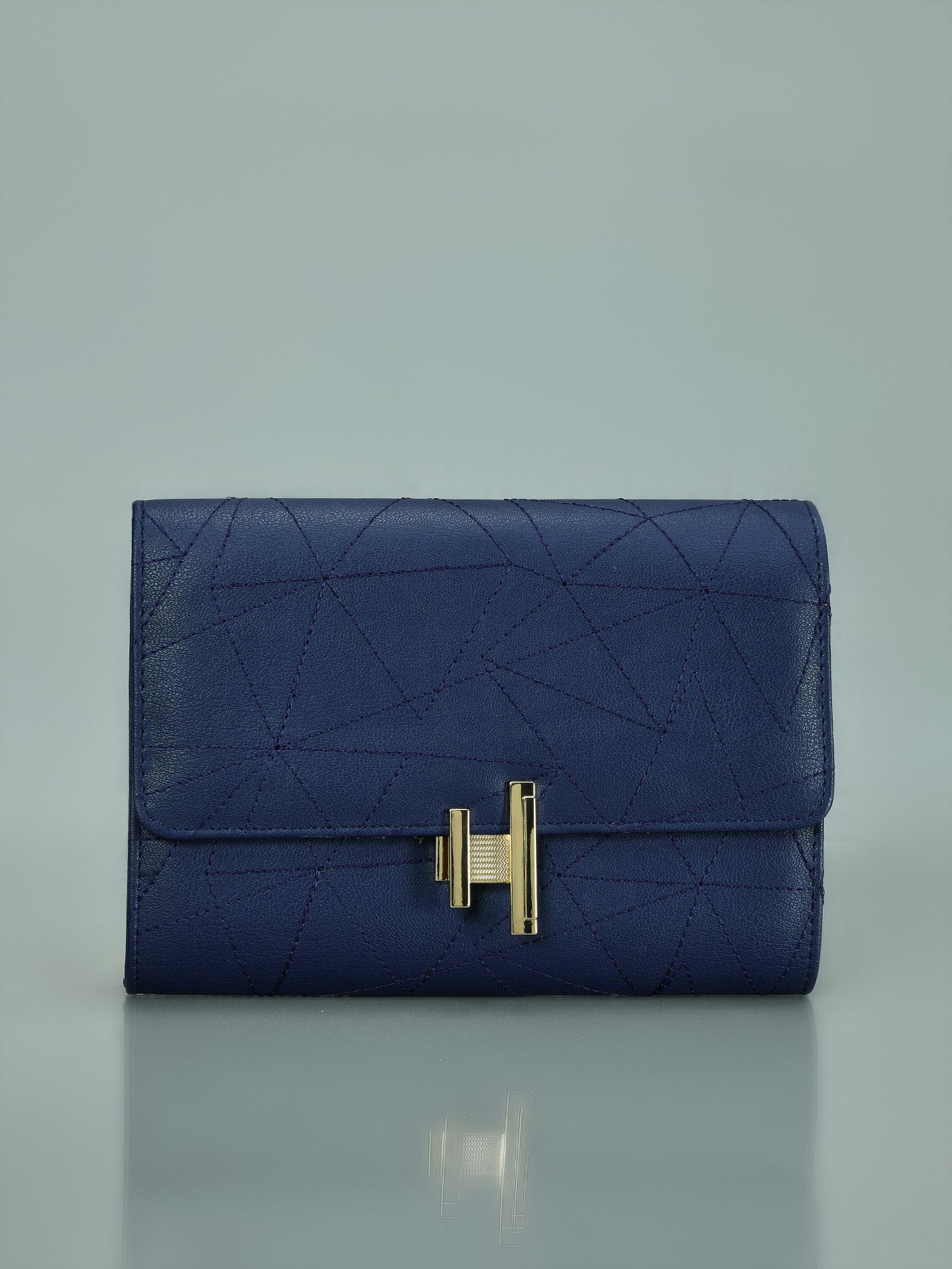 Limelight - Stitch Patterned Clutch