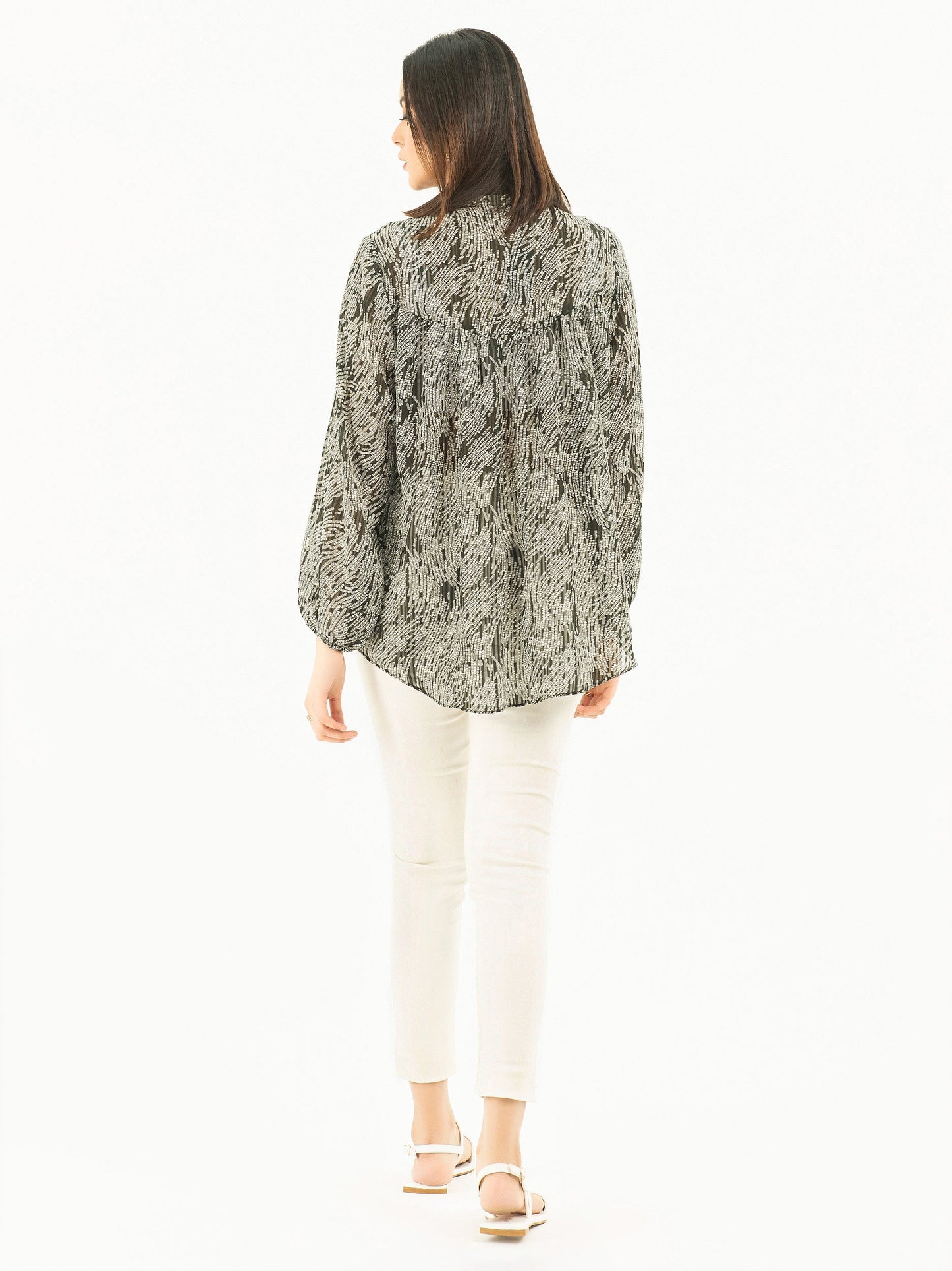 Limelight - Printed Chiffon Top