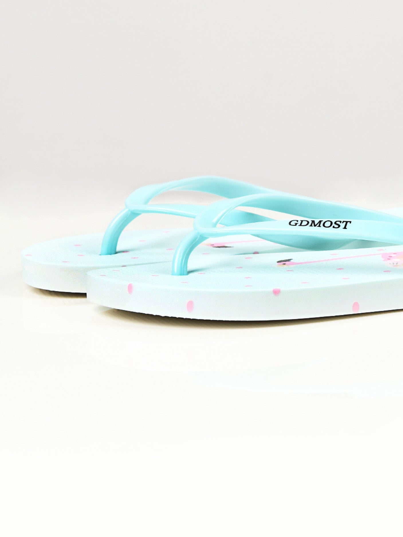 Limelight - Printed Flip Flops - Sea Green