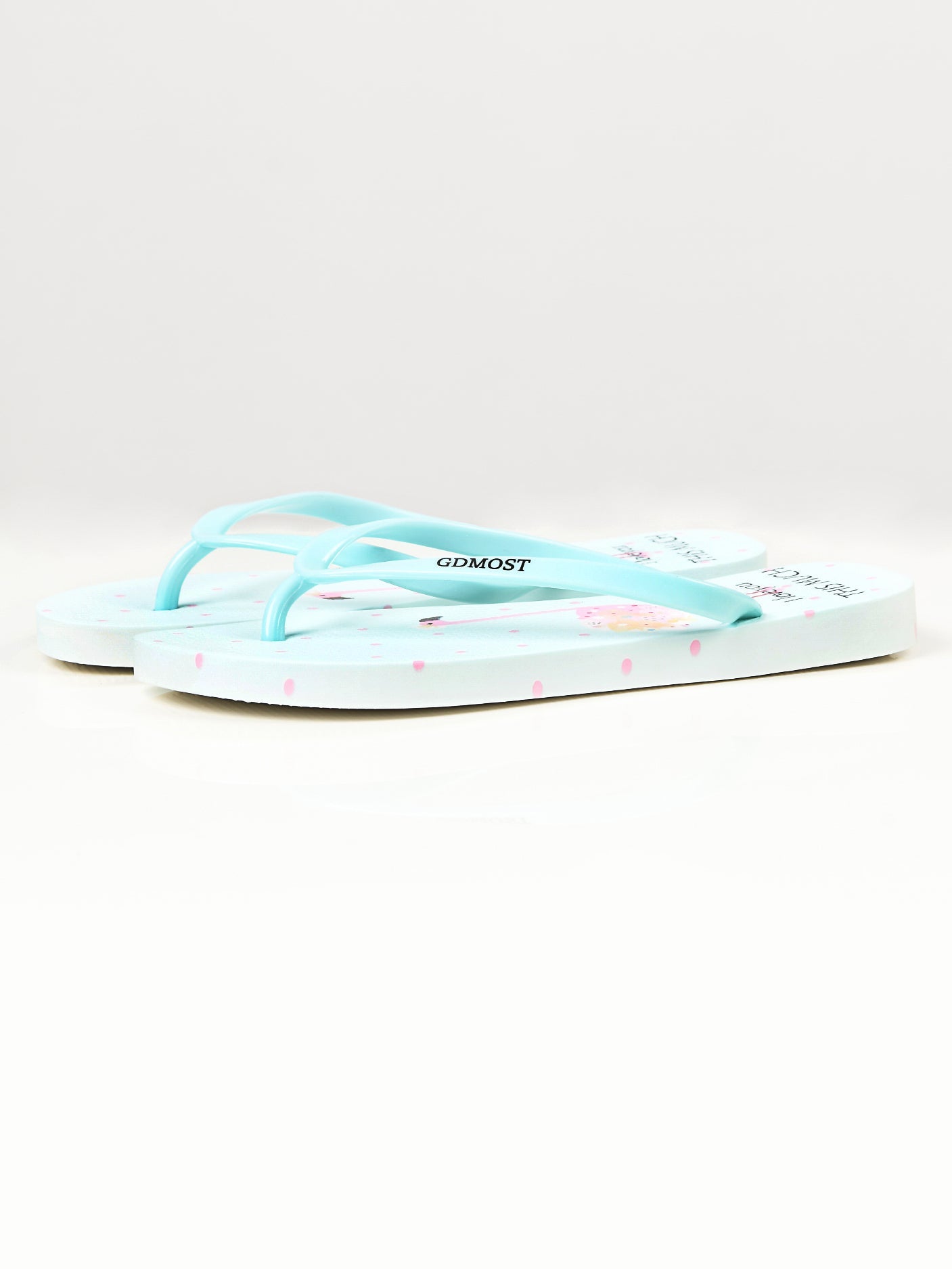 Limelight - Printed Flip Flops - Sea Green