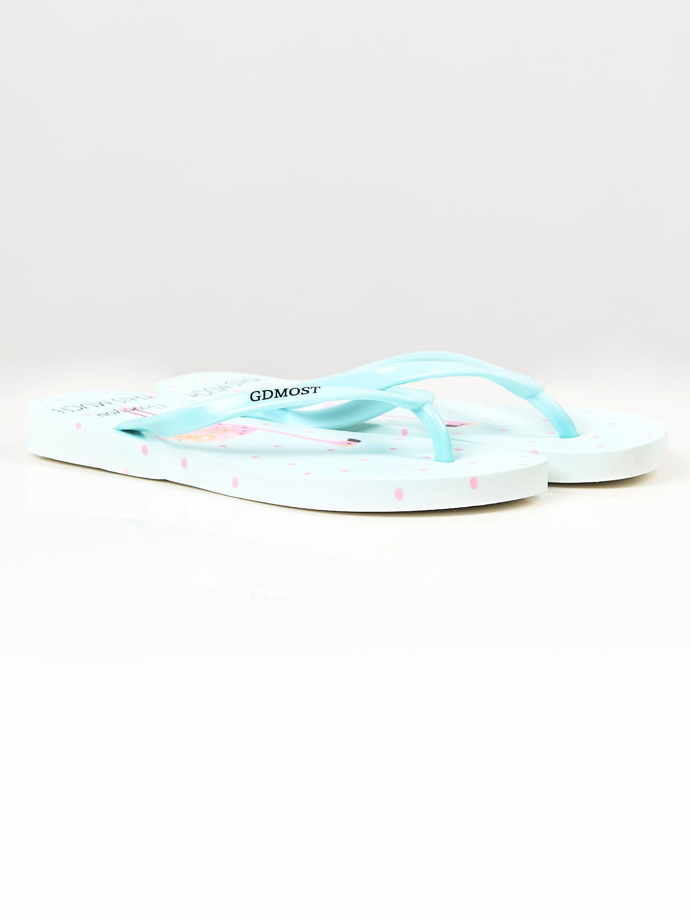 Limelight - Printed Flip Flops - Sea Green