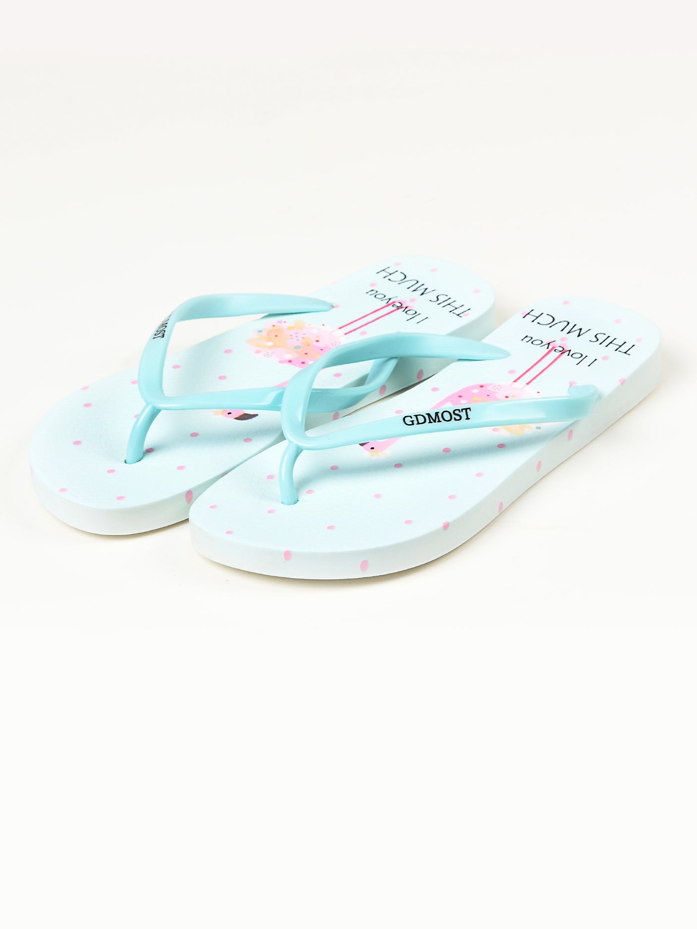 Limelight - Printed Flip Flops - Sea Green