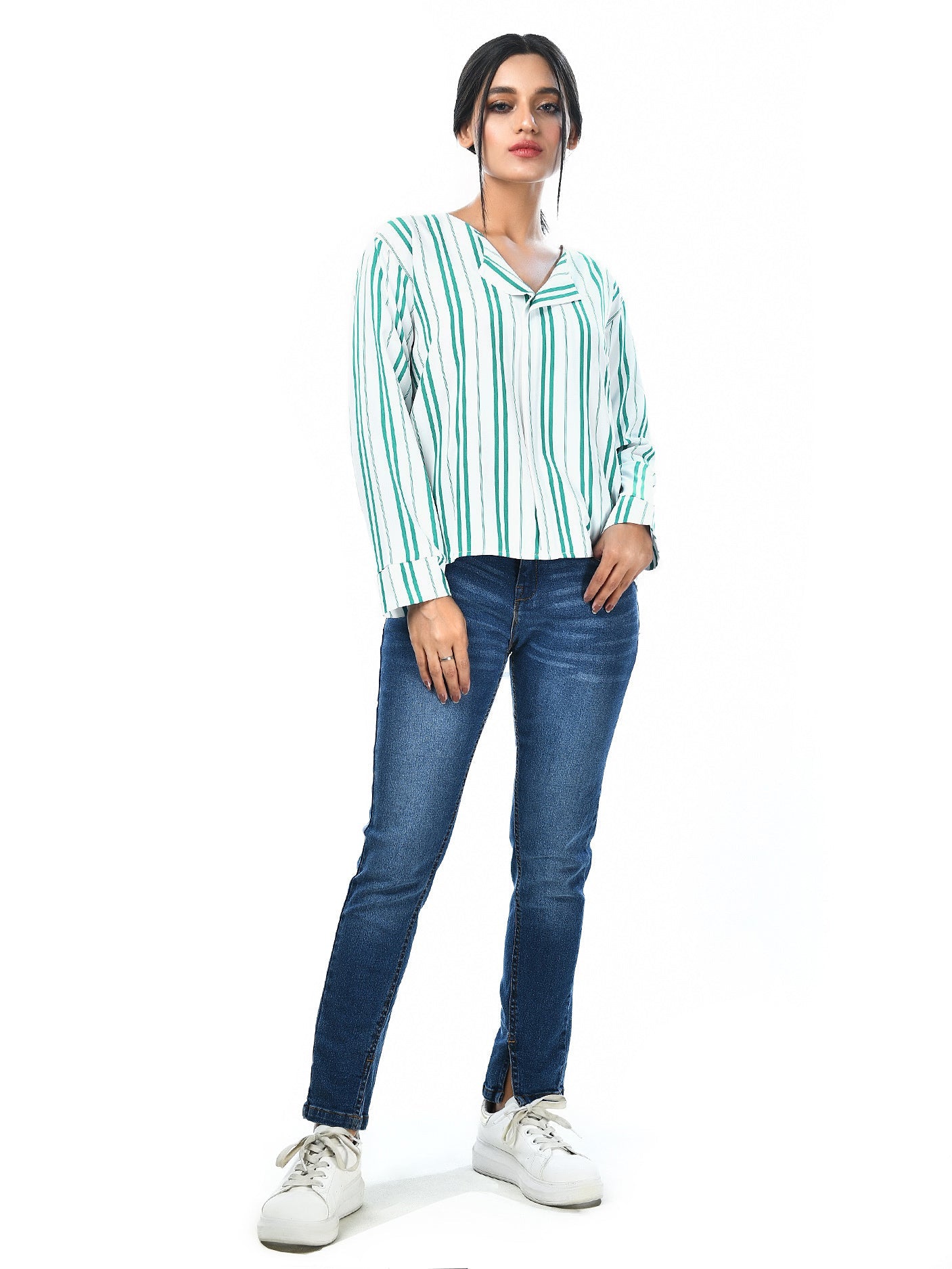 Limelight - Striped Top