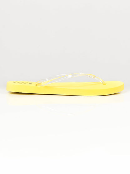 Limelight - Plain Flip Flops - Yellow