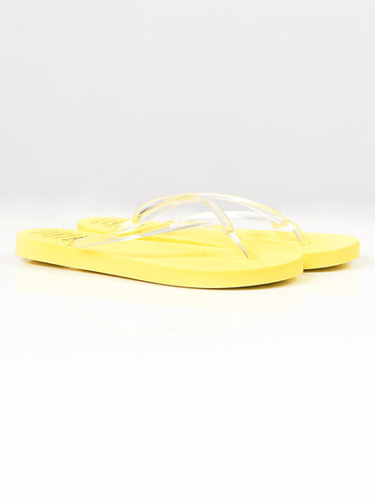 Limelight - Plain Flip Flops - Yellow