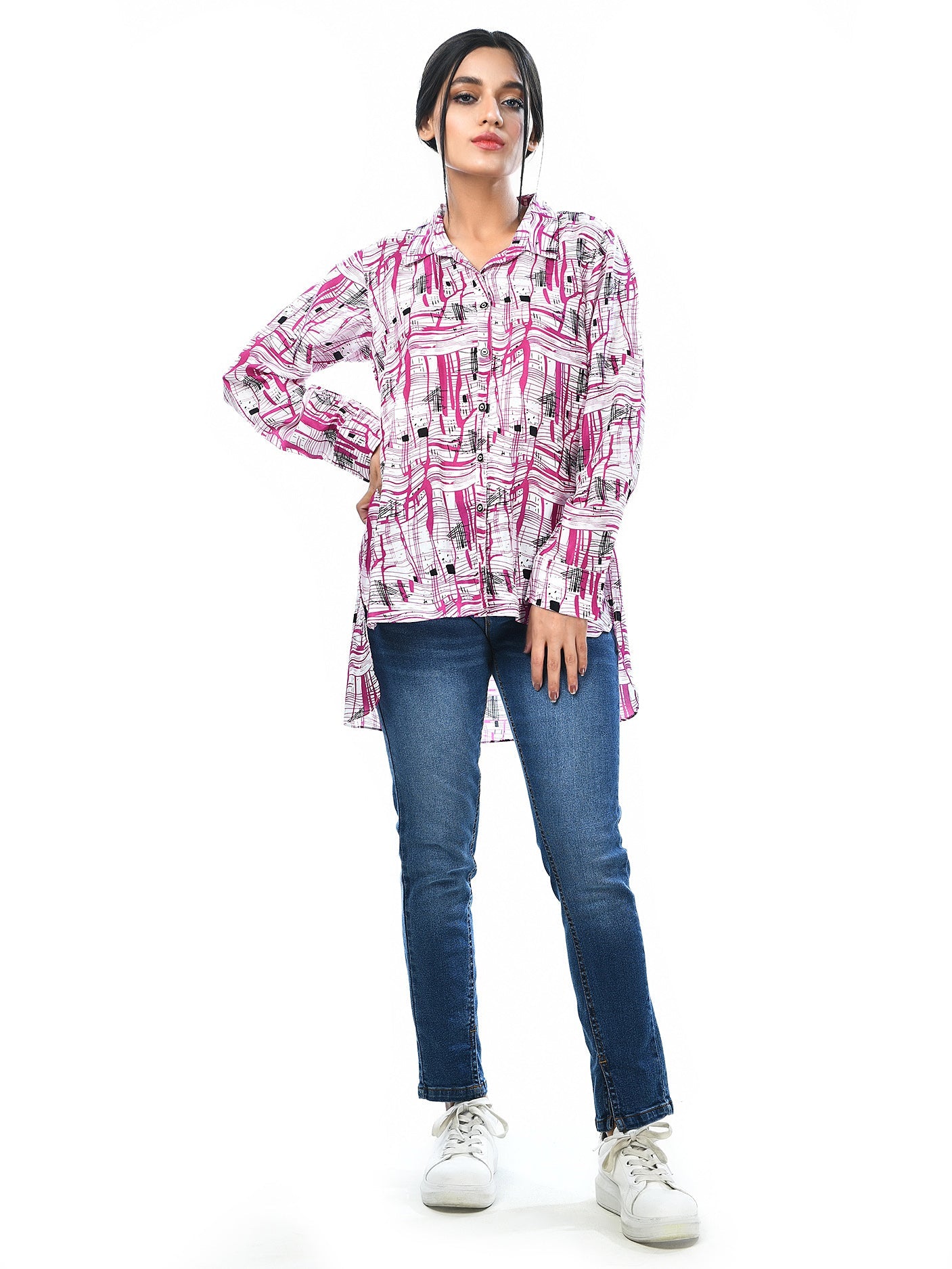 Limelight - Silk Printed Top