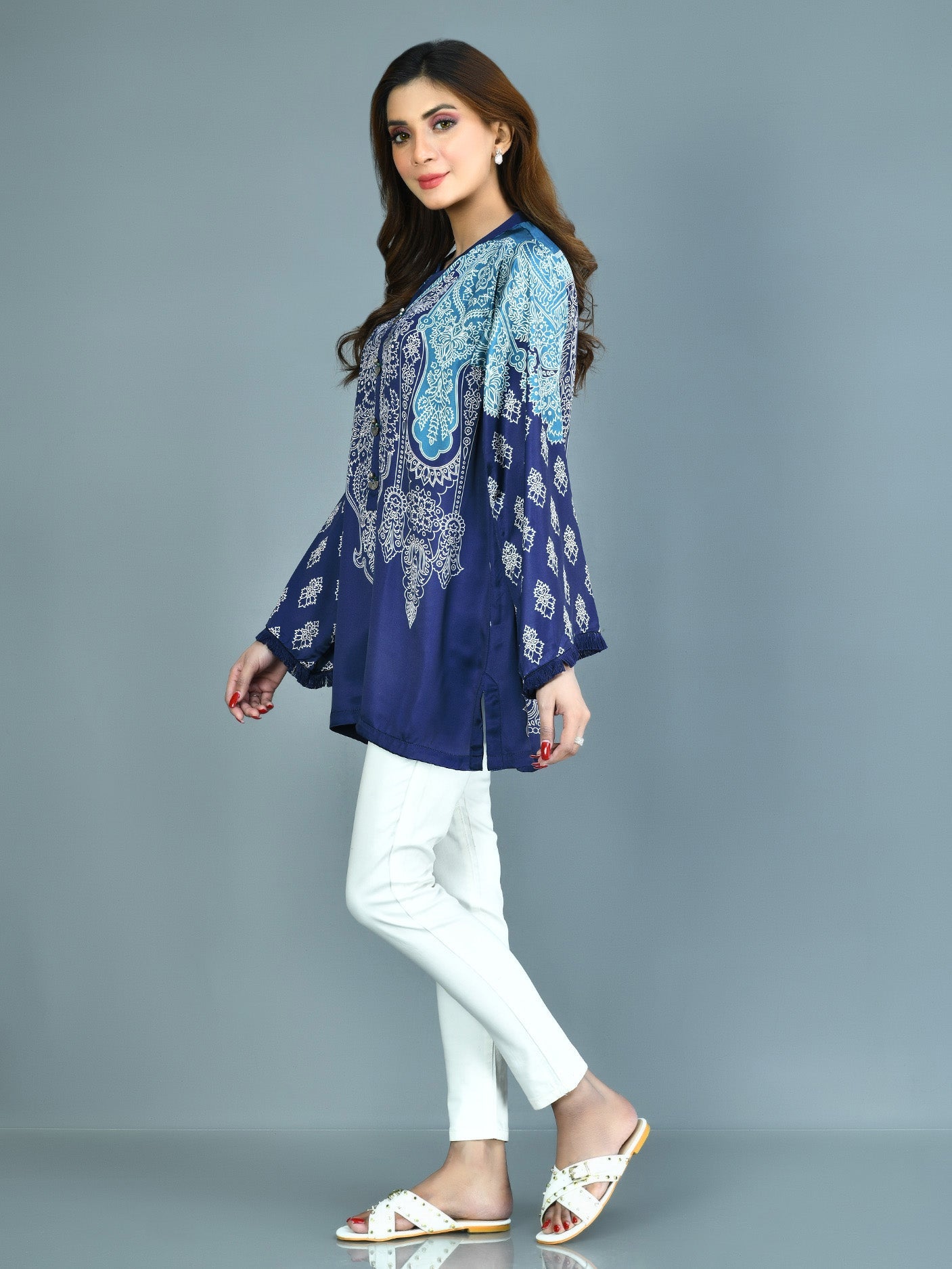 Limelight - Printed Silk Top