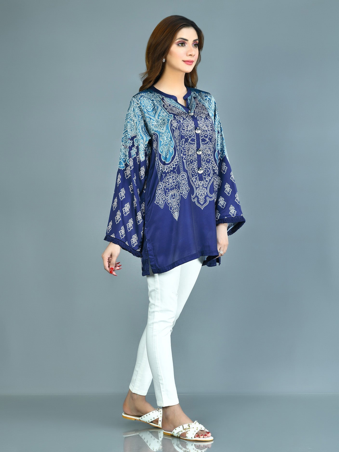 Limelight - Printed Silk Top