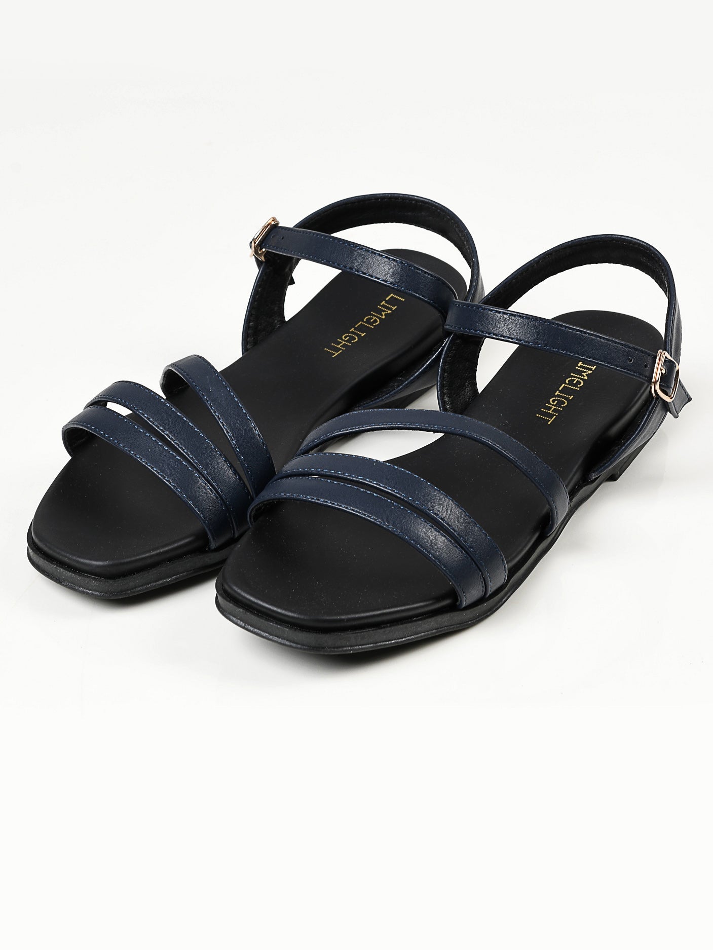 Limelight - Plain Sandals - Navy Blue