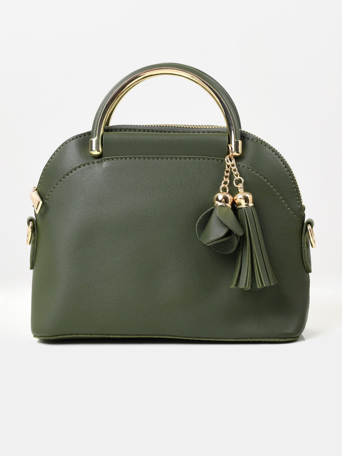 Limelight - Metallic Handle Handbag