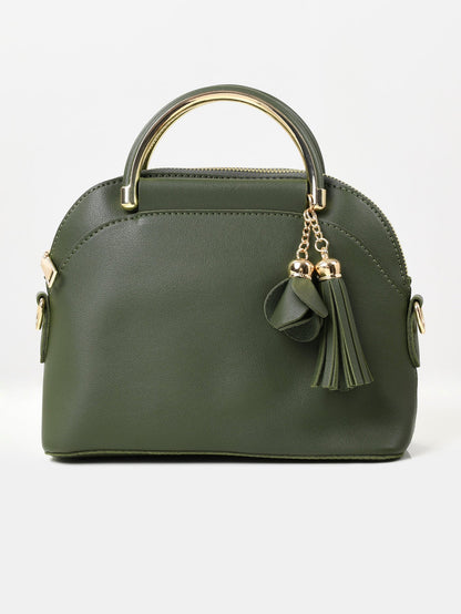 Limelight - Metallic Handle Handbag