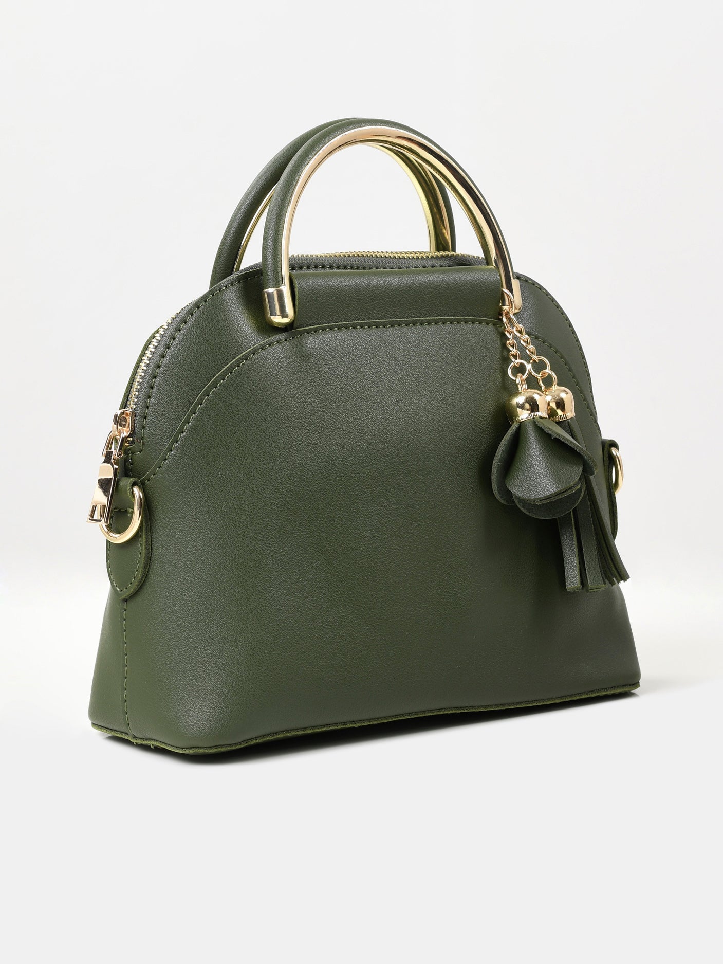 Limelight - Metallic Handle Handbag