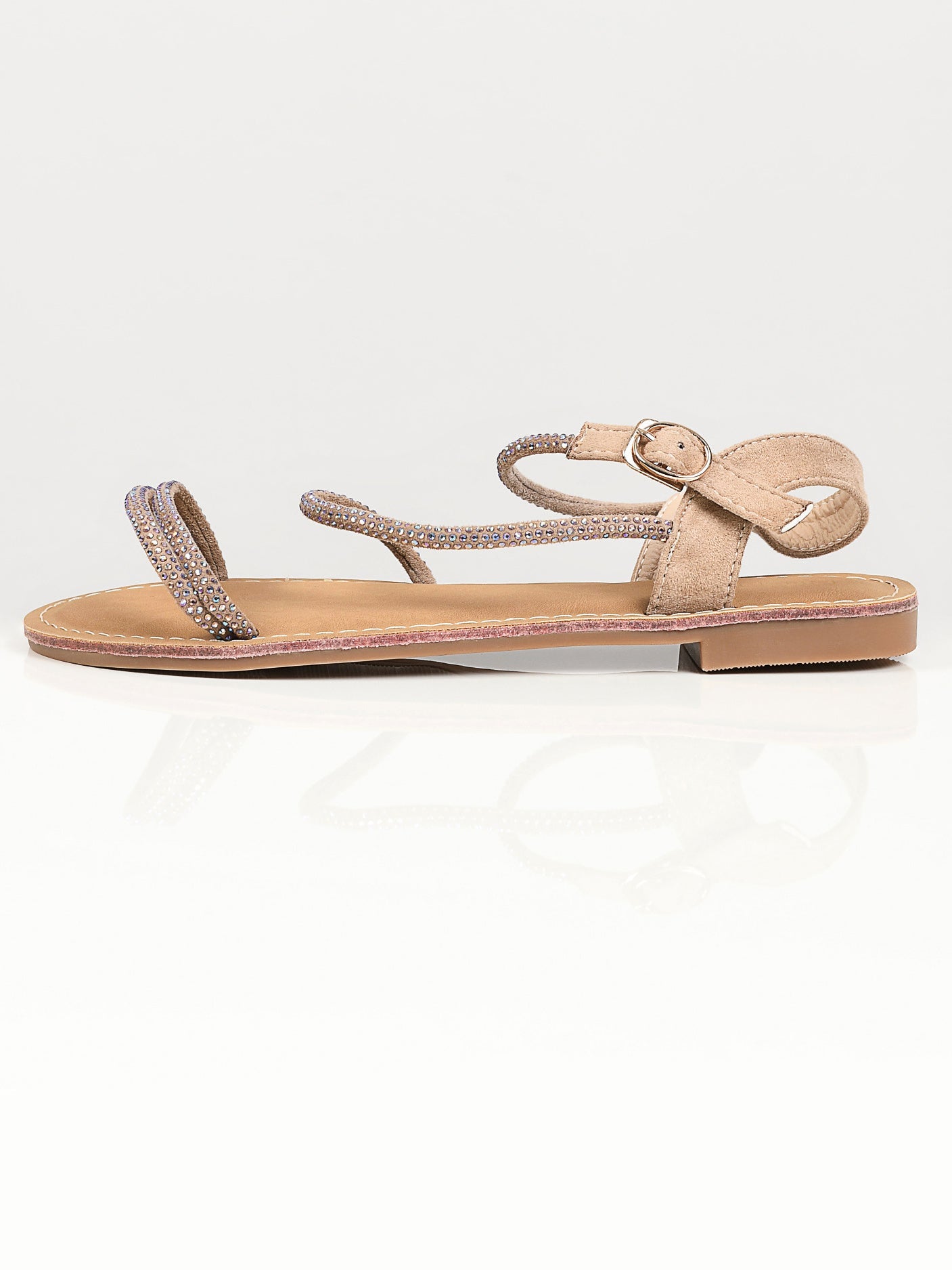 Limelight - Shiny Sandals -  Beige
