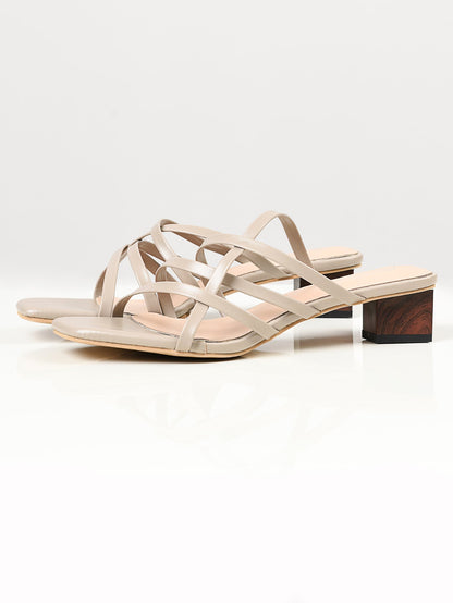 Limelight - Strap Heels - Beige