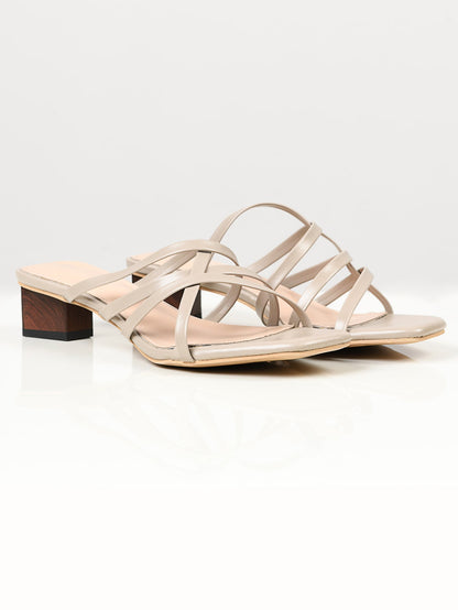 Limelight - Strap Heels - Beige