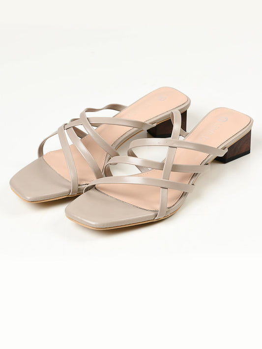 Limelight - Strap Heels - Beige