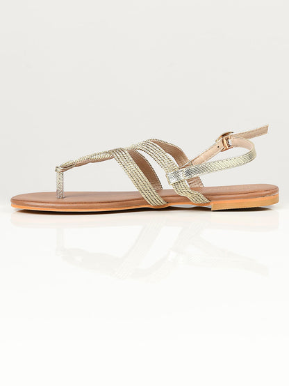 Limelight - Shimmery Sandals - Gold