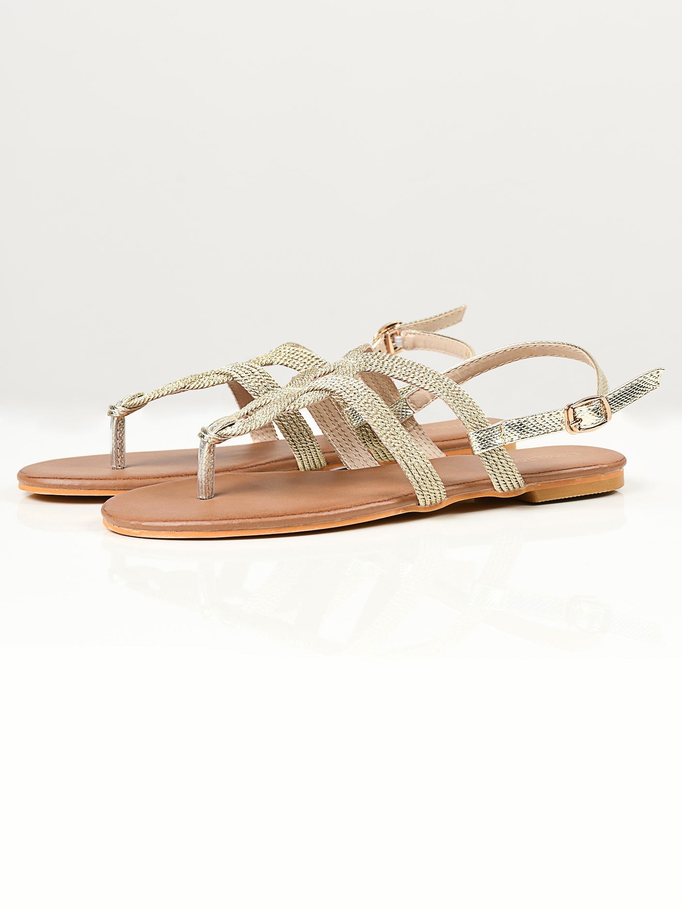 Limelight - Shimmery Sandals - Gold