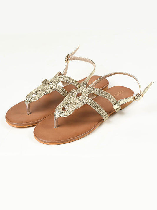 Limelight - Shimmery Sandals - Gold