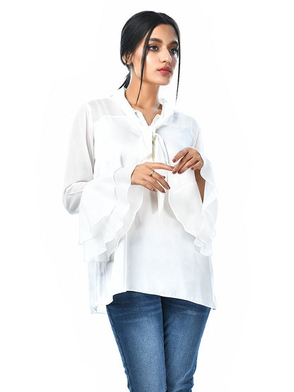 Limelight - Silk Tie knot Classic Top