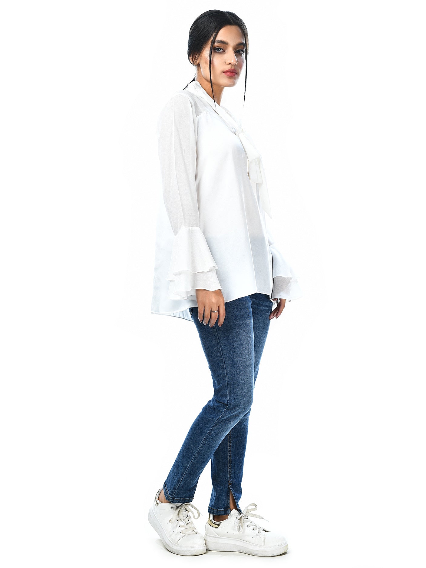 Limelight - Silk Tie knot Classic Top