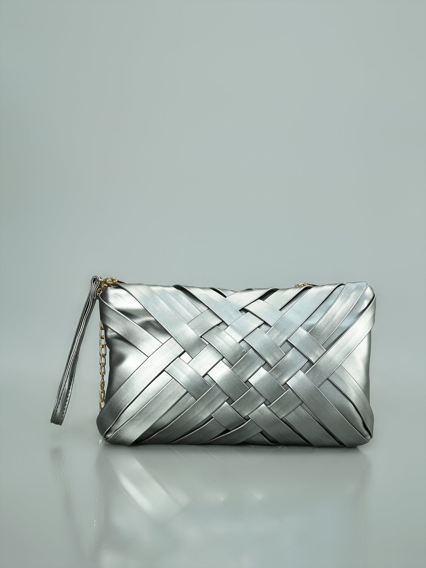 Limelight - Weave Patterened Clutch