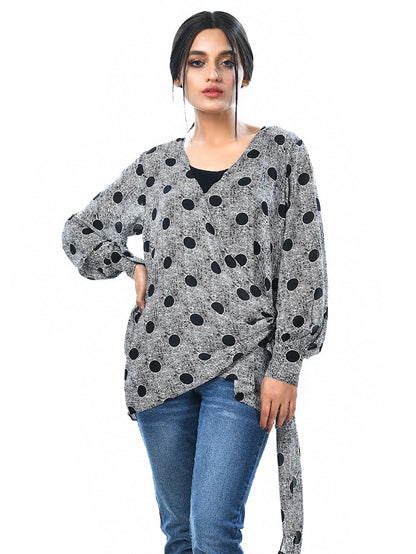 Limelight - Chiffon Printed Top