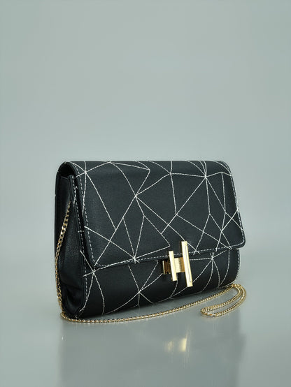 Limelight - Stitch Patterned Clutch