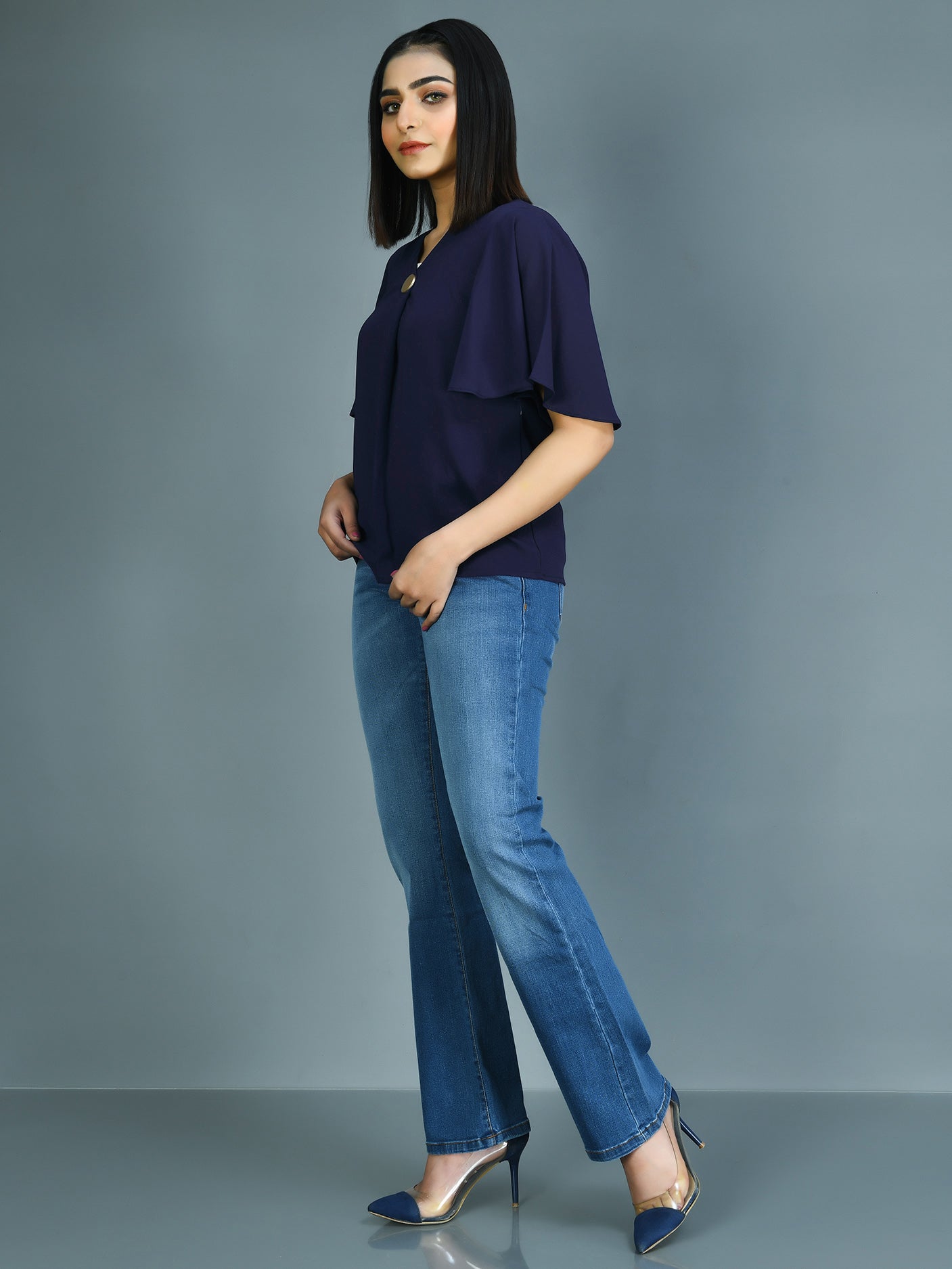 Limelight - Metallic Detail Top