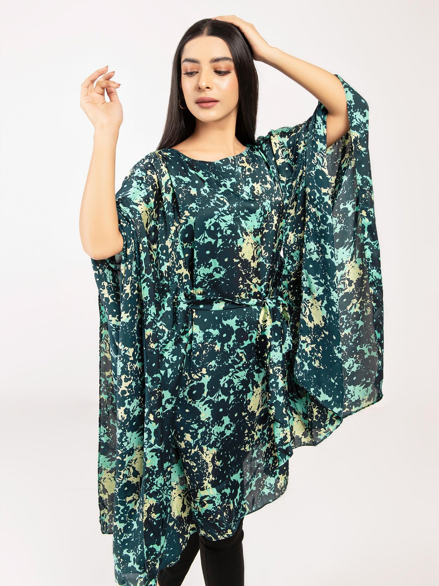 Limelight - Printed Silk Kaftan