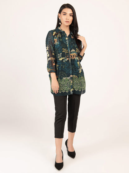 Limelight - Printed Chiffon Top