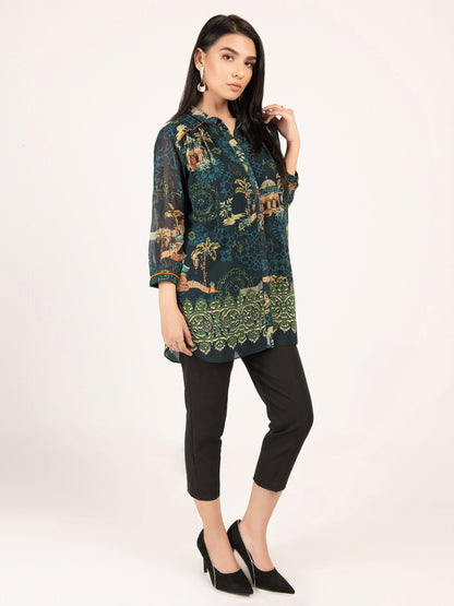 Limelight - Printed Chiffon Top