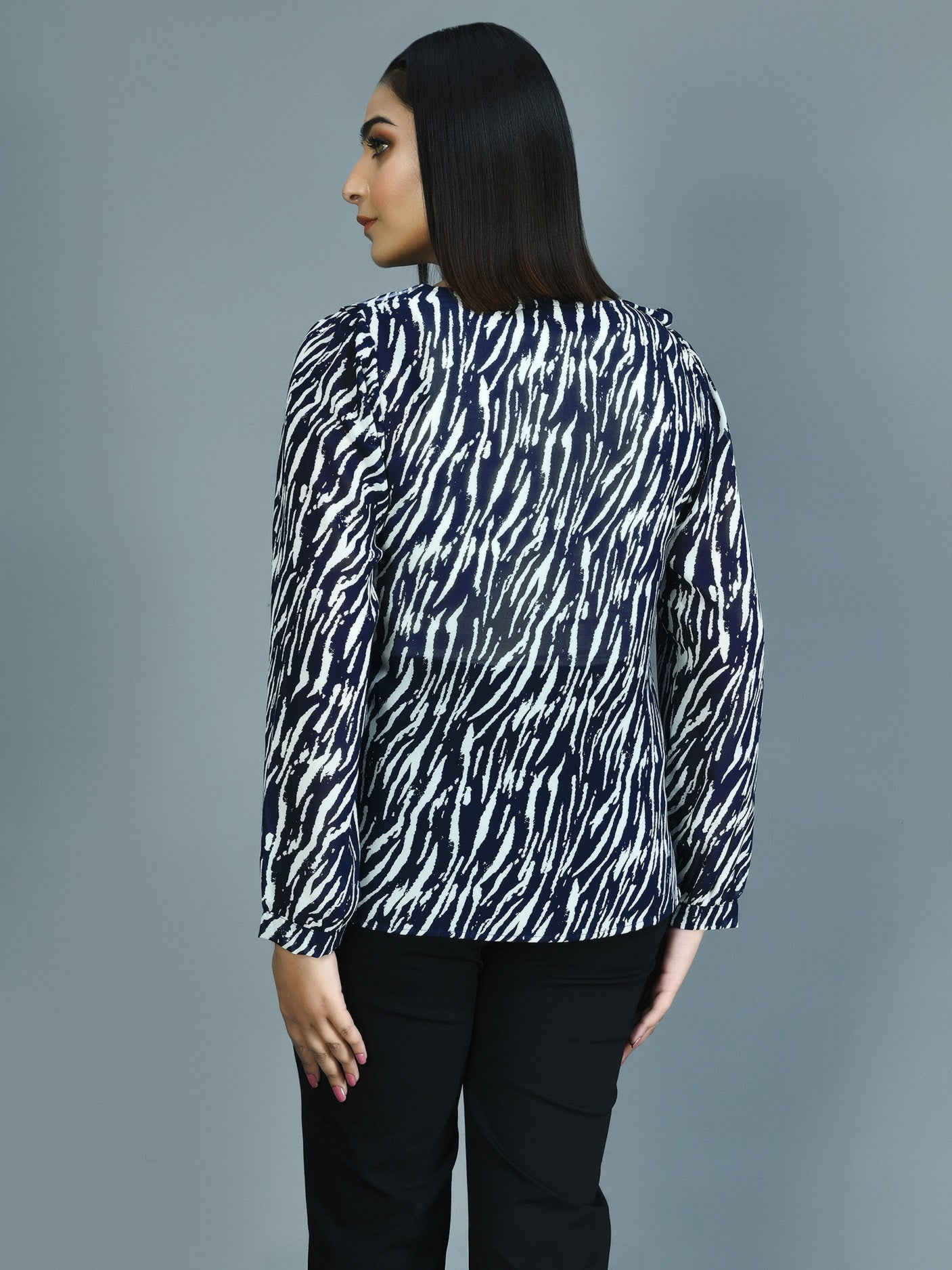 Limelight - Printed Chiffon Top