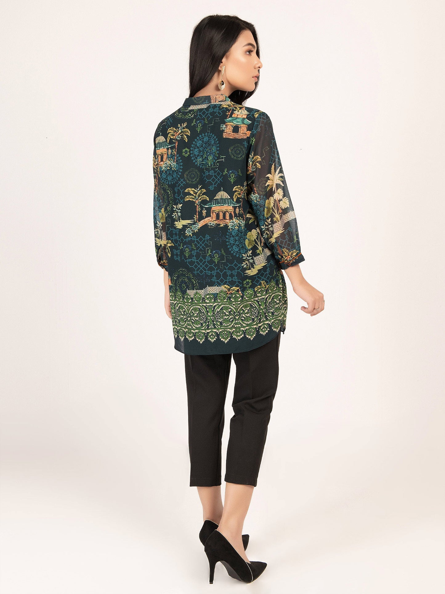 Limelight - Printed Chiffon Top