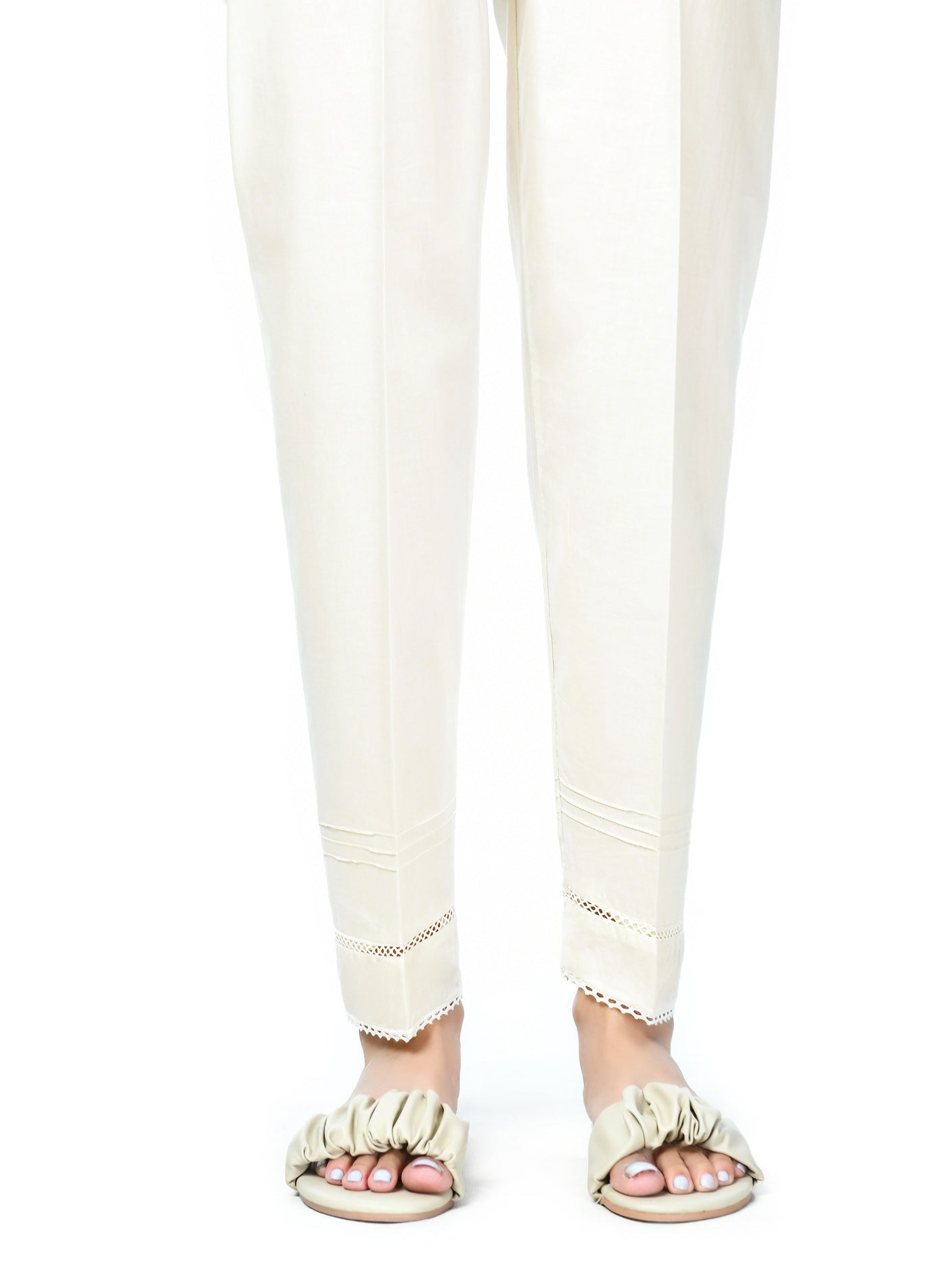 Embroidered Cambric Trouser