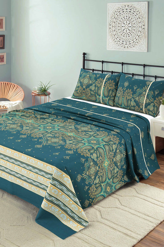 Nishat Linen - Damask Paisley Sheet Set
