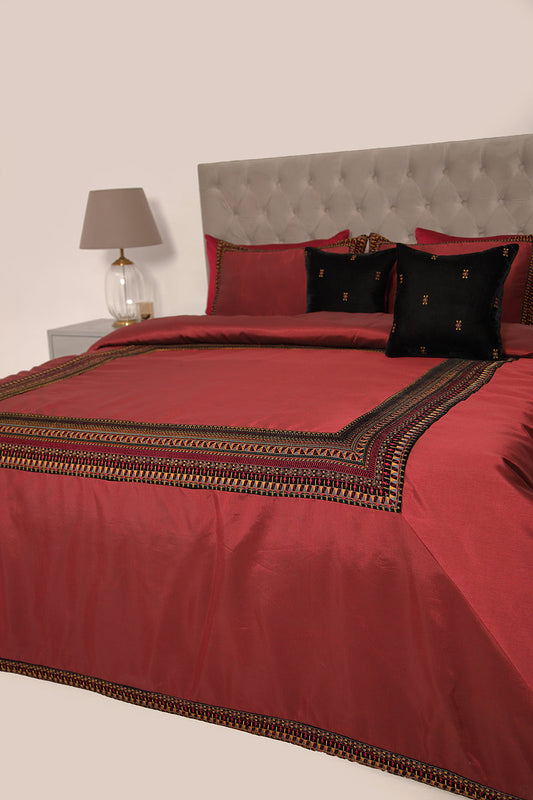 Nishat Linen - Dark Brick Bridal Set