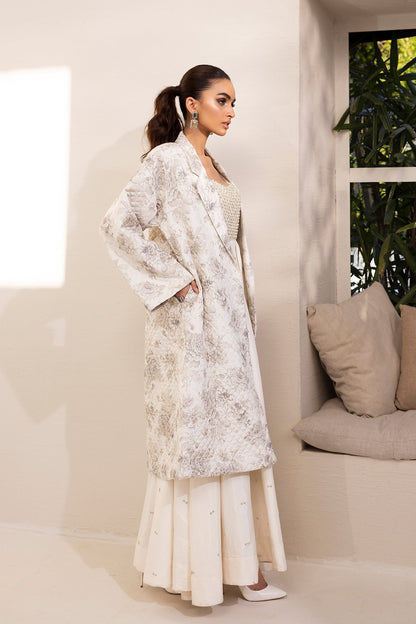 Ethnic - PRINTED LONG COAT (E0006/107/005)