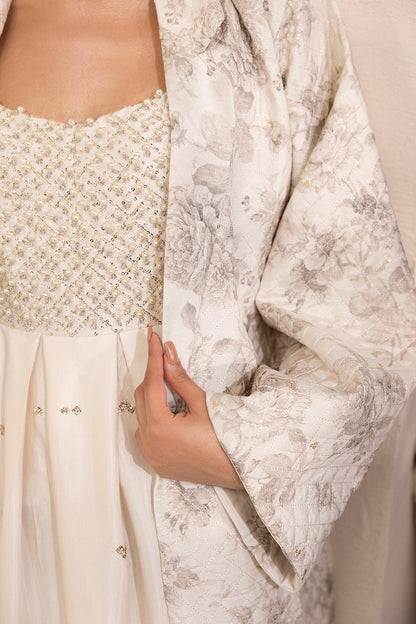 Ethnic - PRINTED LONG COAT (E0006/107/005)