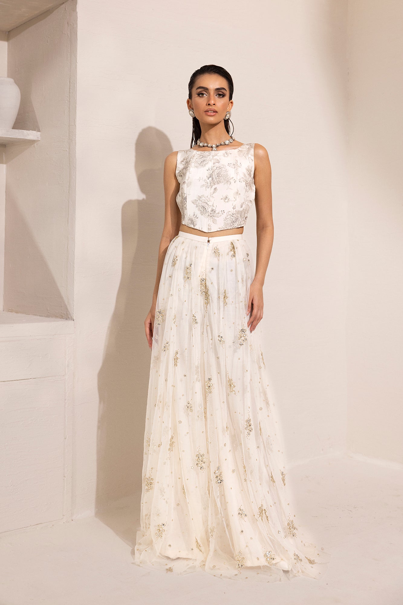 Ethnic - SLEEVELESS PRINTED TOP (E0013/107/005)