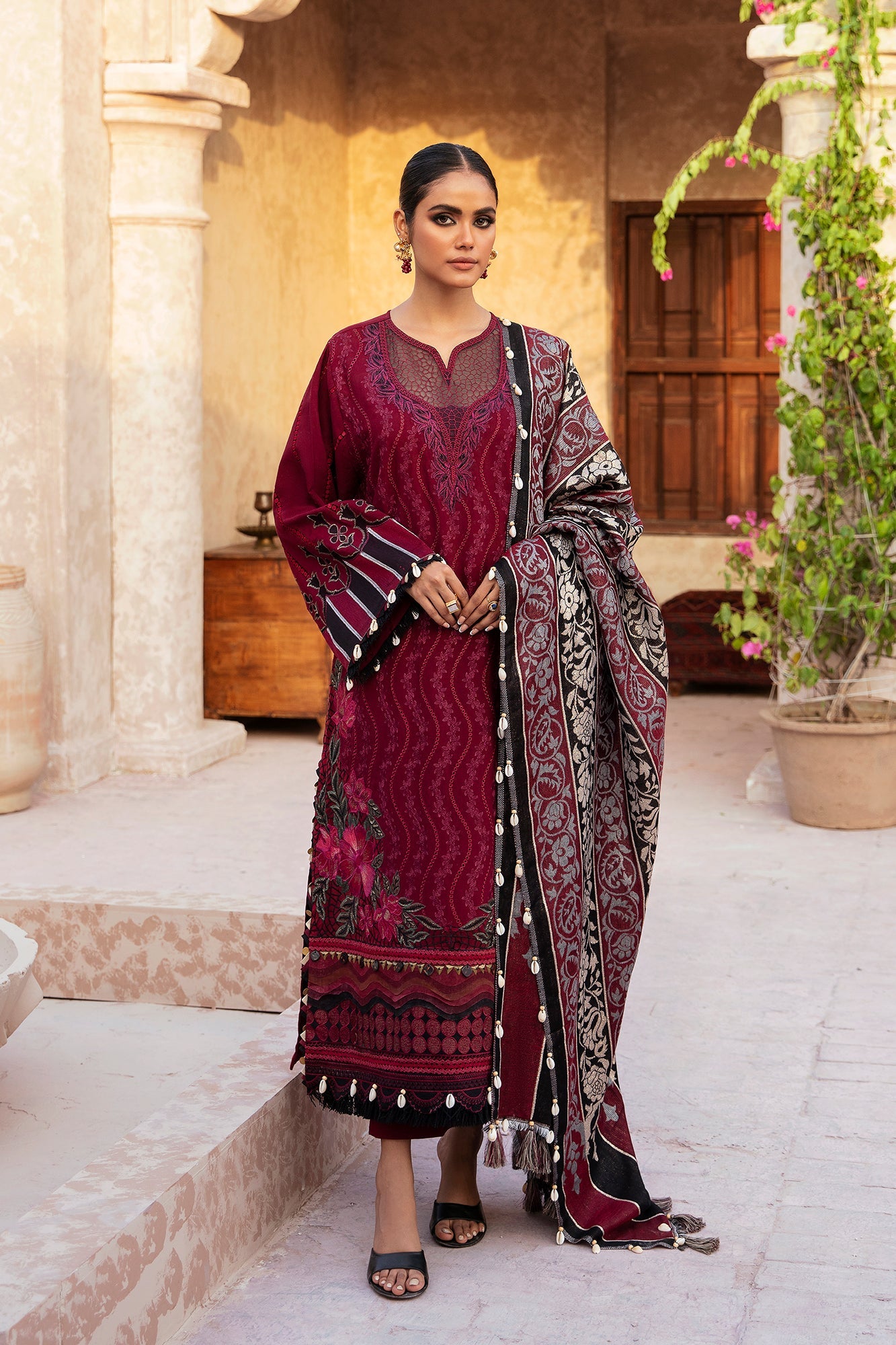 Ethnic - EMBROIDERED SUIT (E0131/203/414)