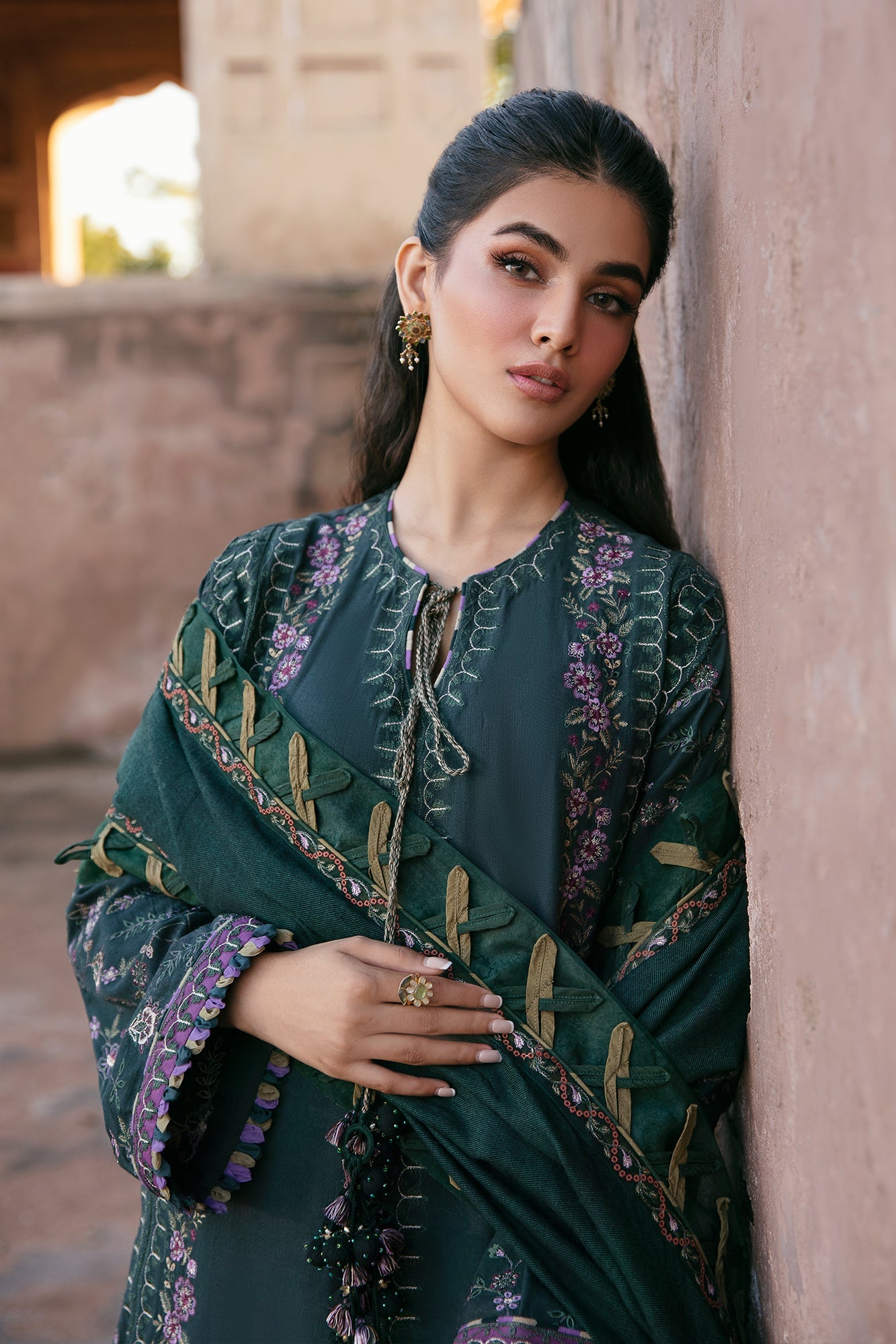 Ethnic - EMBROIDERED SUIT (E0142/203/705)