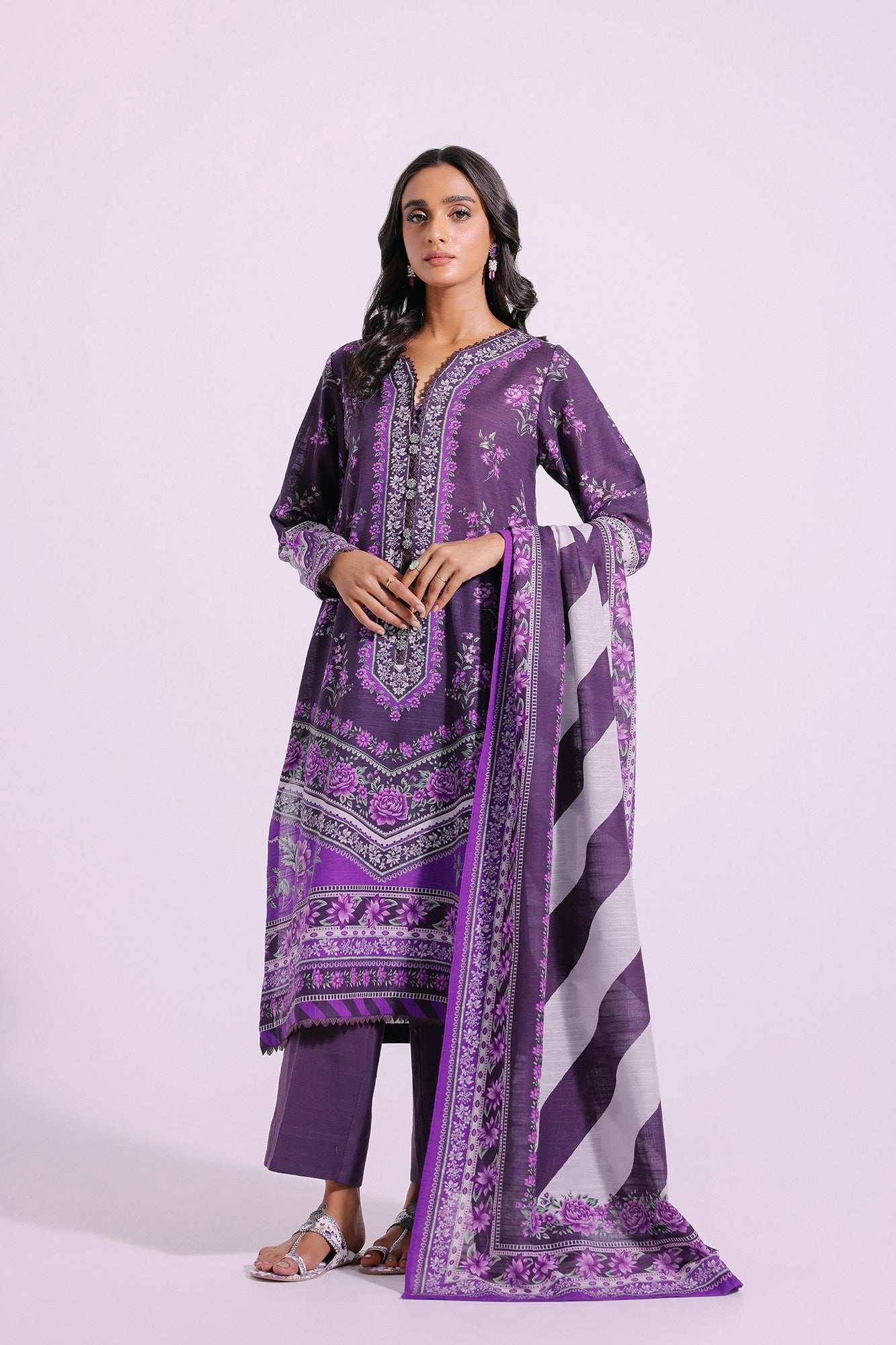 Ethnic - PRINTED SUIT (E0260/202/516)