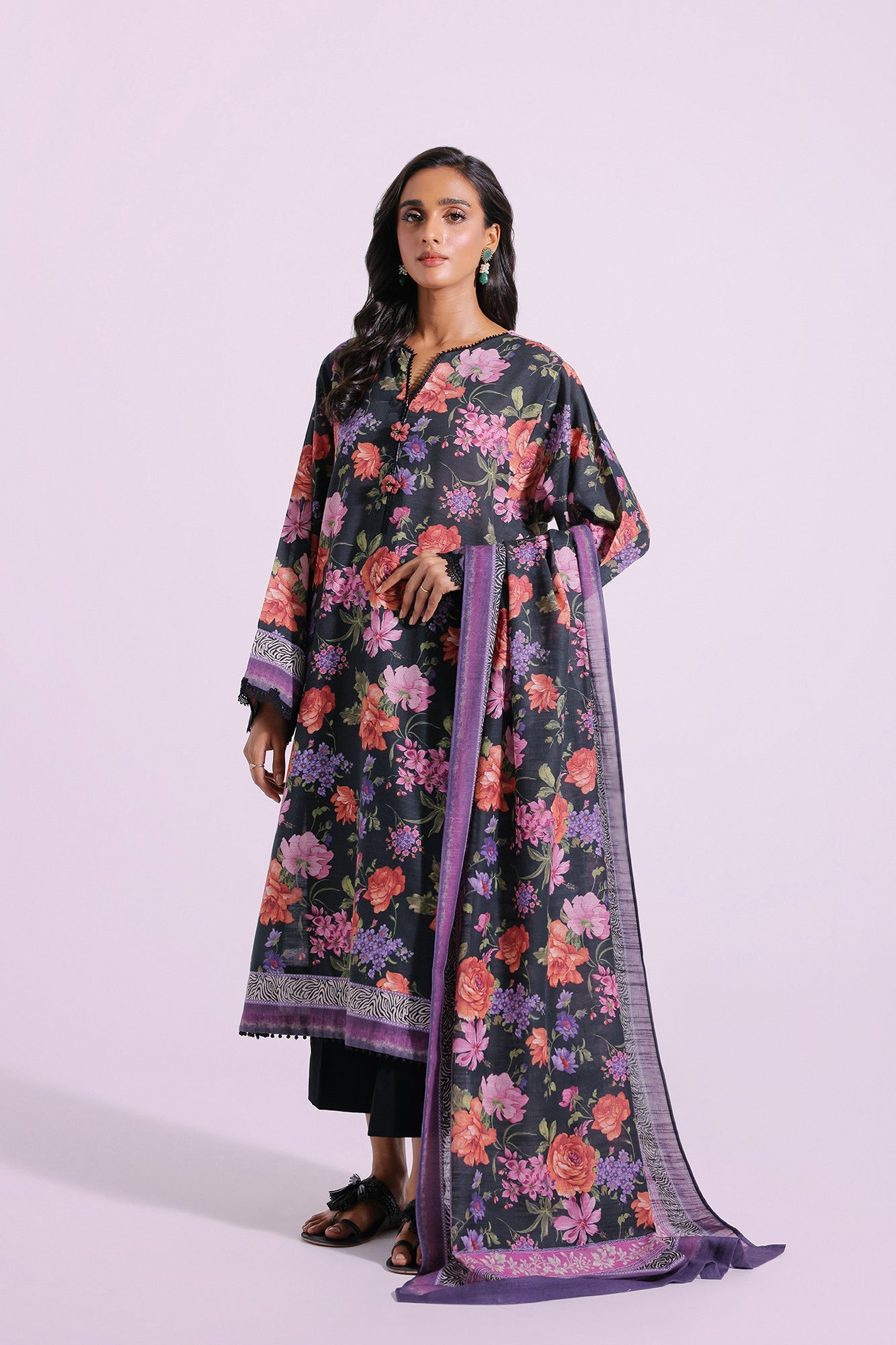 Ethnic - PRINTED SUIT (E0265/202/902)