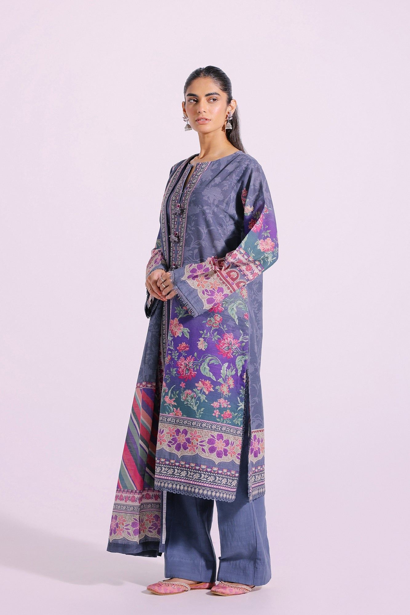 Ethnic - PRINTED SUIT (E0272/202/907)