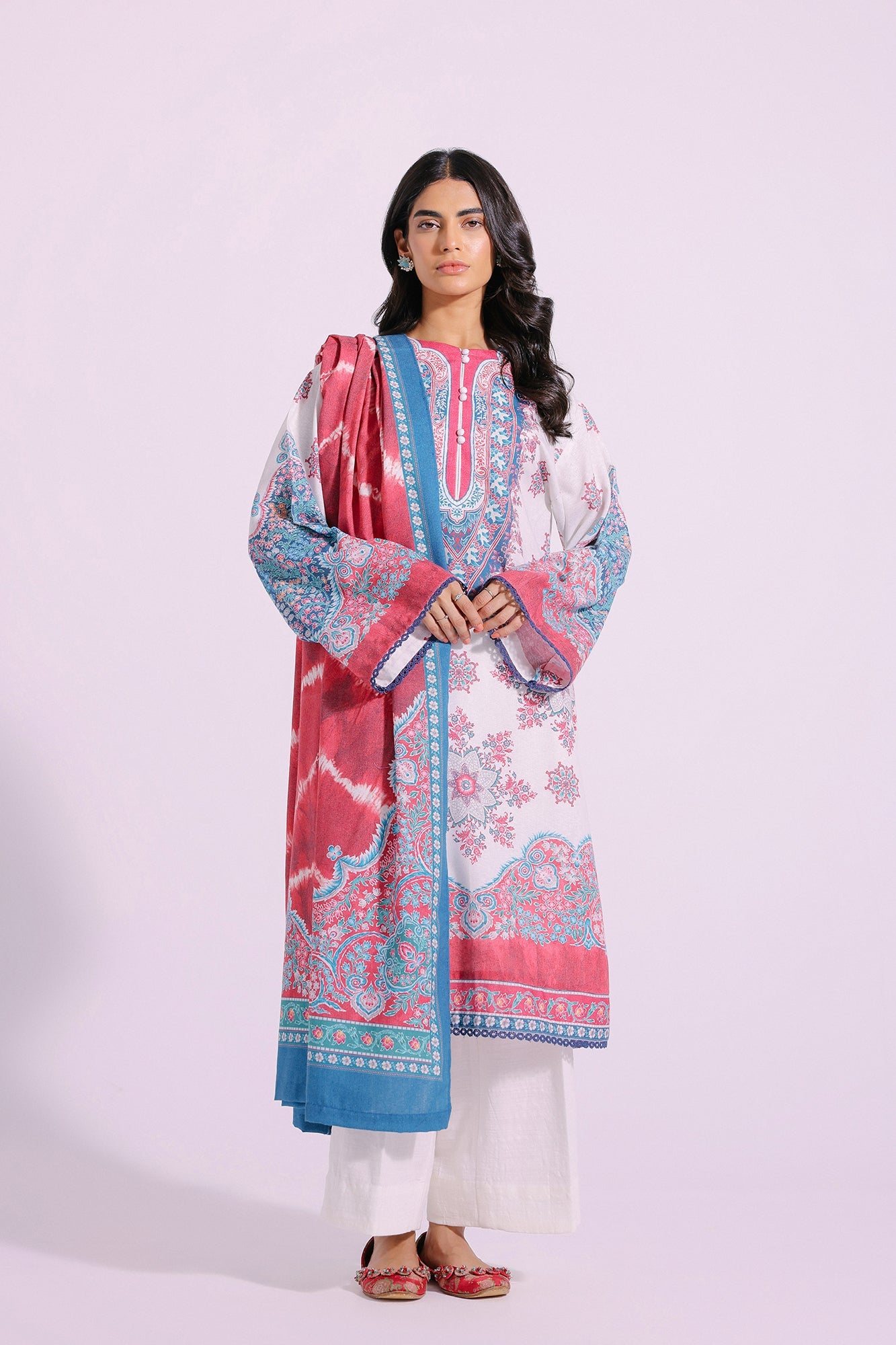 Ethnic - PRINTED SUIT (E0276/202/001)